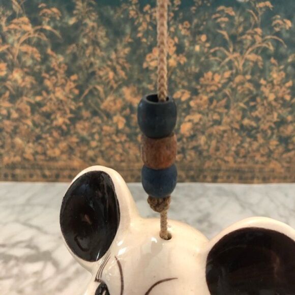 Vintage Hanging Ceramic Mouse - Picture 3 of 5